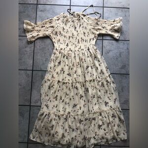 Jessakae floral tiered smocked dress